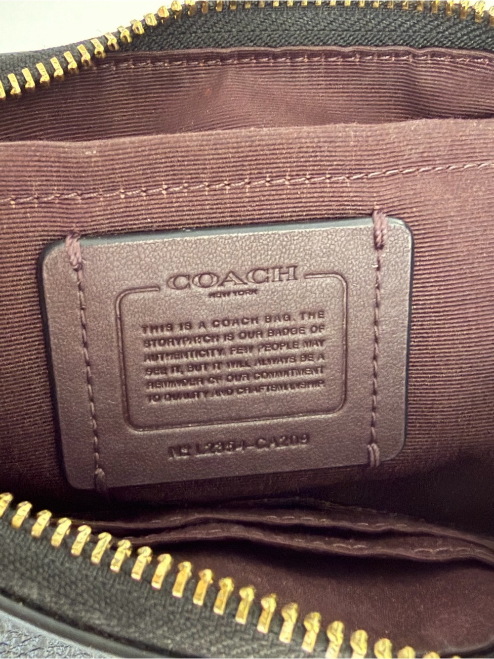 Coach black Teri Shoulder bag - Picture 3 of 6